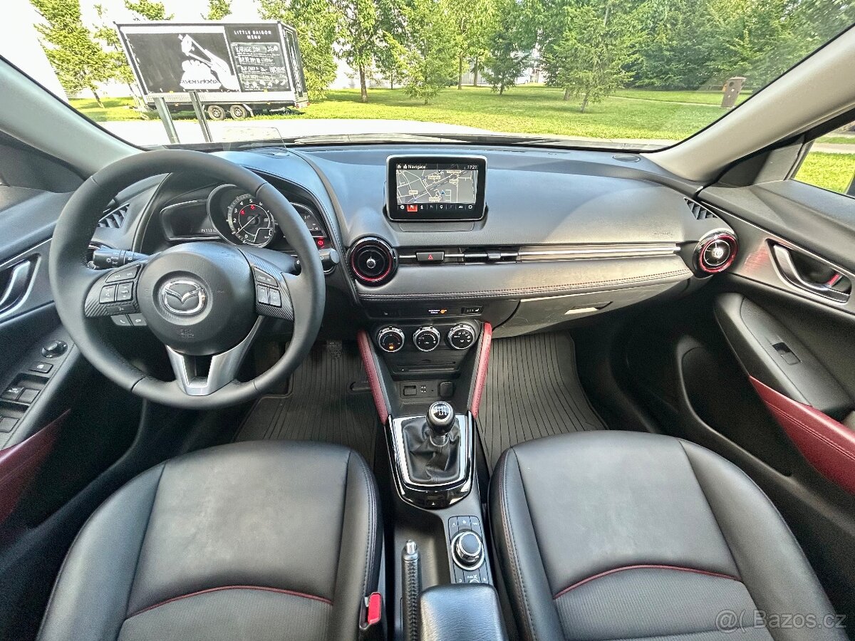 MAZDA CX-3 2.0i 110KW 4x4 KUŽE-LED-KAMERA-NAVI-HEADUP-VYHŘEV - 7