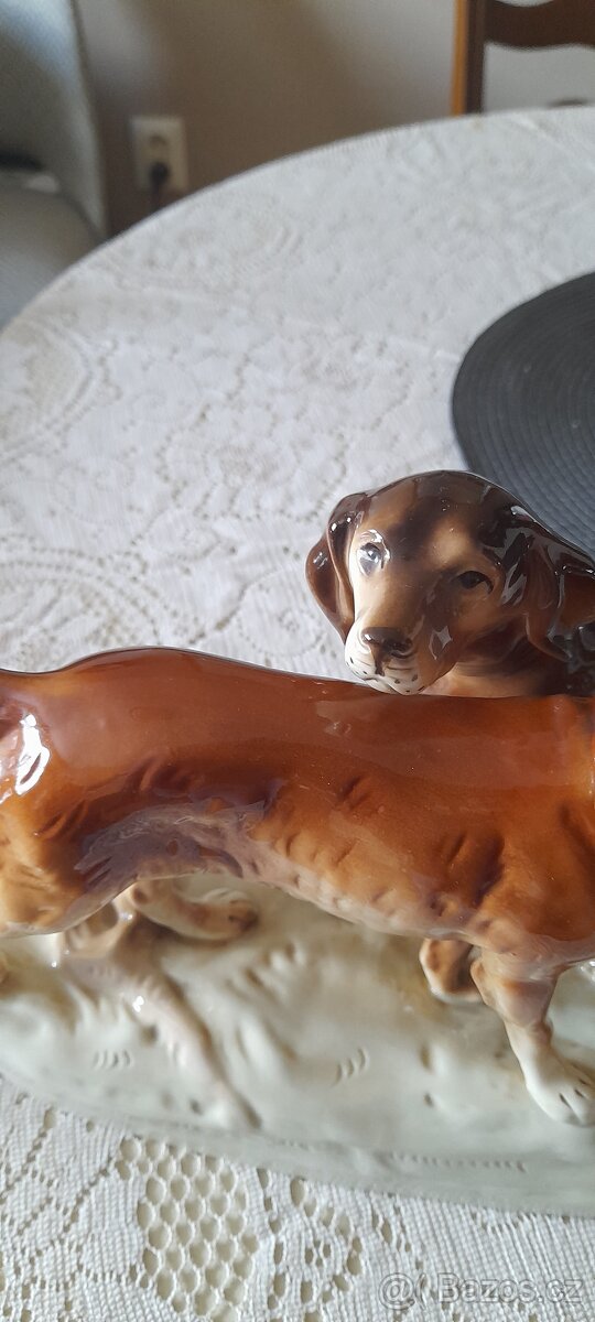 Porcelánové sousoší Royal dux - 7