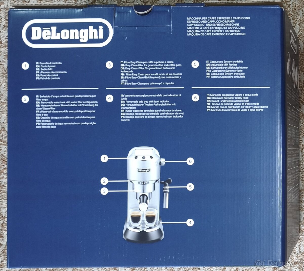 Pákový kávovar De'Longhi Dedica EC 685.M - 7