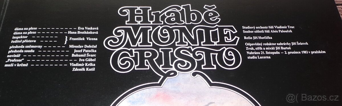 3XLP- Hrabě Monte Christo /Hrušinský, Rúžek, Pešek - 7