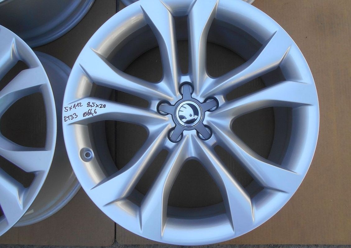 Alu disky originál Audi 20", 5x112, ET 33, šířka 8,5J - 7