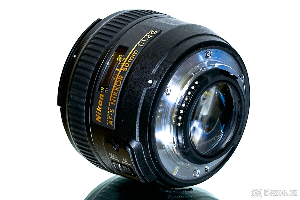 Nikon AF-S Nikkor 1,4/50mm G 9-lamelový + UV NEPOUŽÍVANÝ - 7