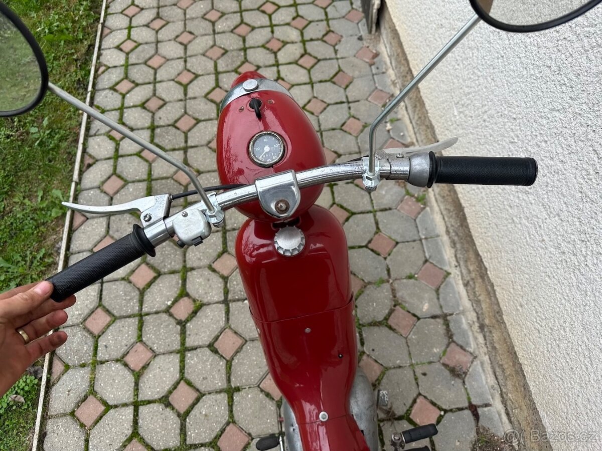 PREDÁM JAWA 555 pionýr, GO motora, nový lak, + Možnosť L1e - 7