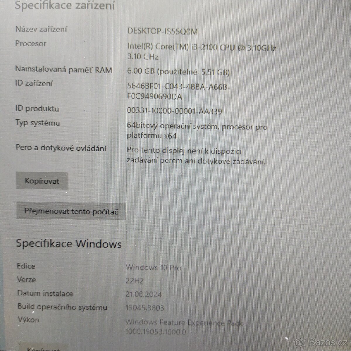 PC sestavu Cooler Master - i3 - 7