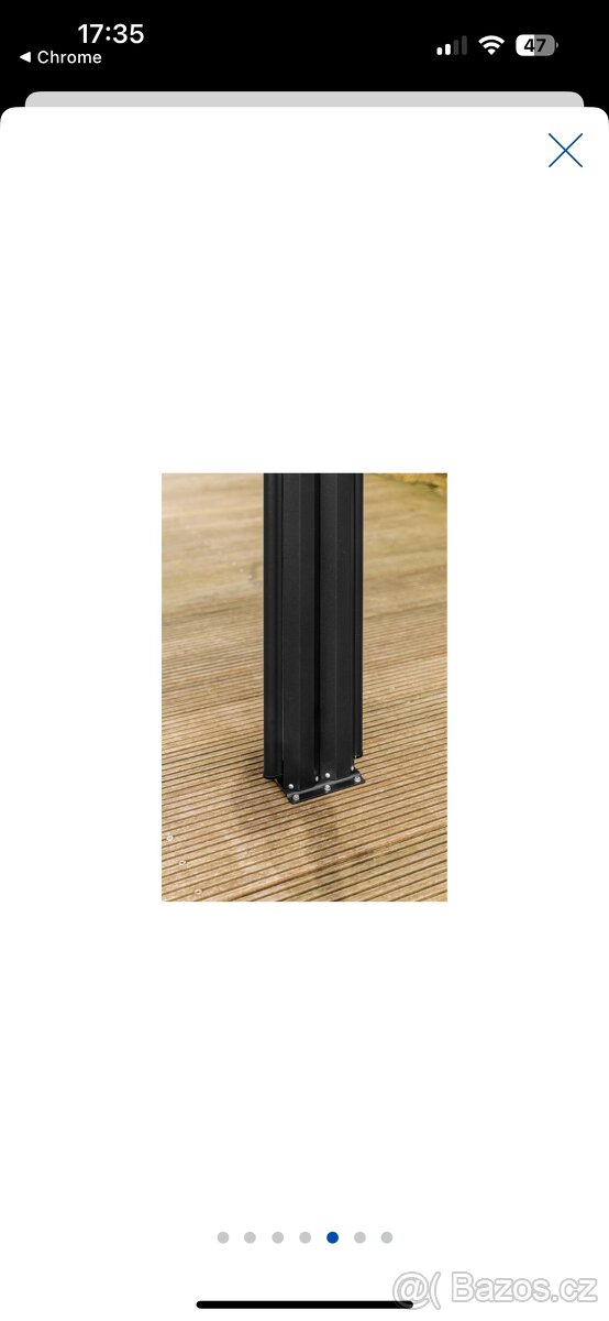 Zahradní dvojitá boční markýza - 7