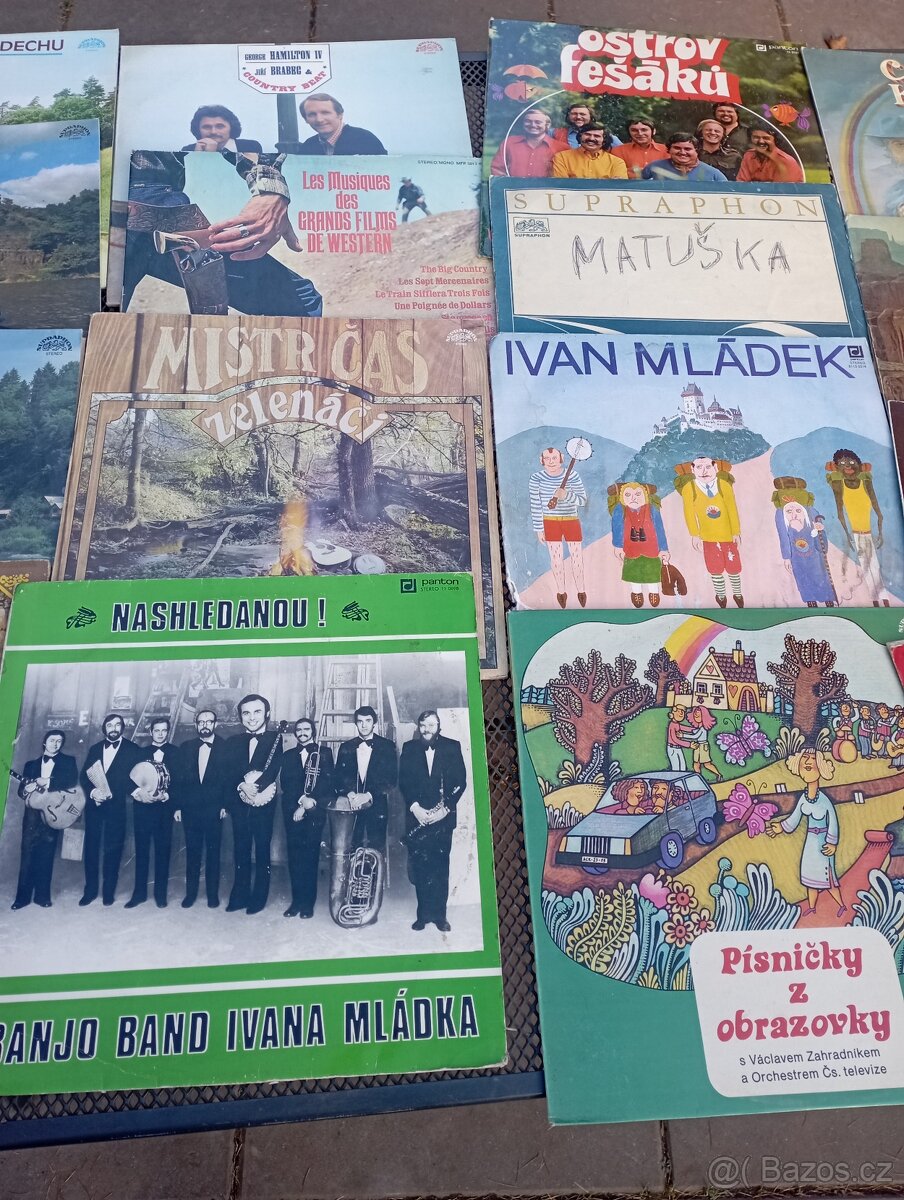 Folk, trampské LP 88 ks - 7