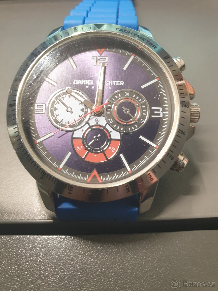 Nové hodinky DANIEL HECHTER QWARTZ _ NOVÁ BATERIE - 7