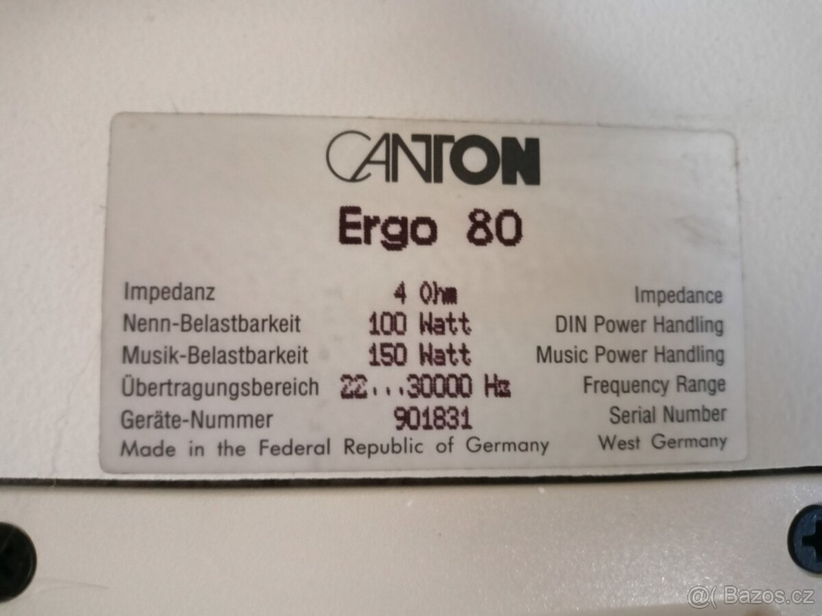 Reprobedny Canton Ergo 80 - 7