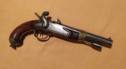 Francouzská jezdecká pistole 1822 T - 7