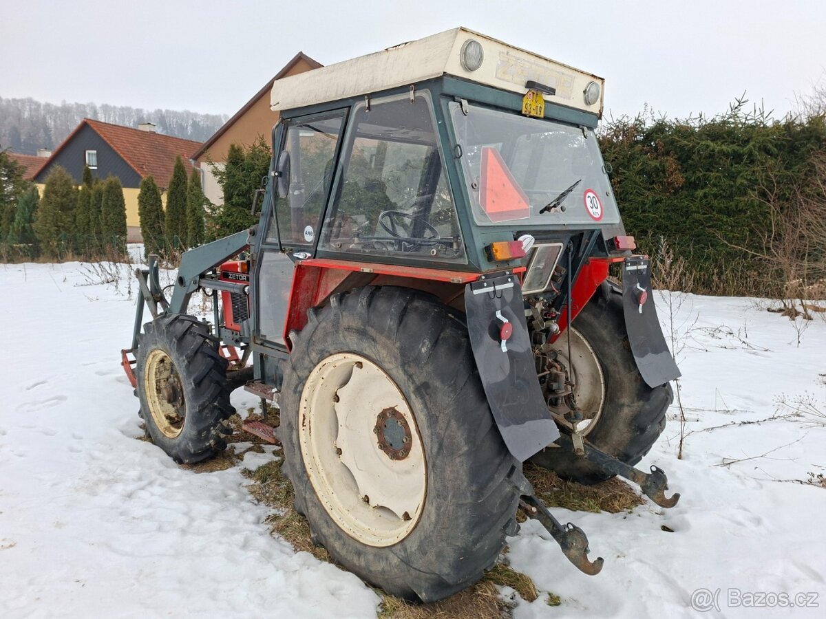 ZETOR 7745 4X4 S ČELNÍM NAKLADAČEM - 7