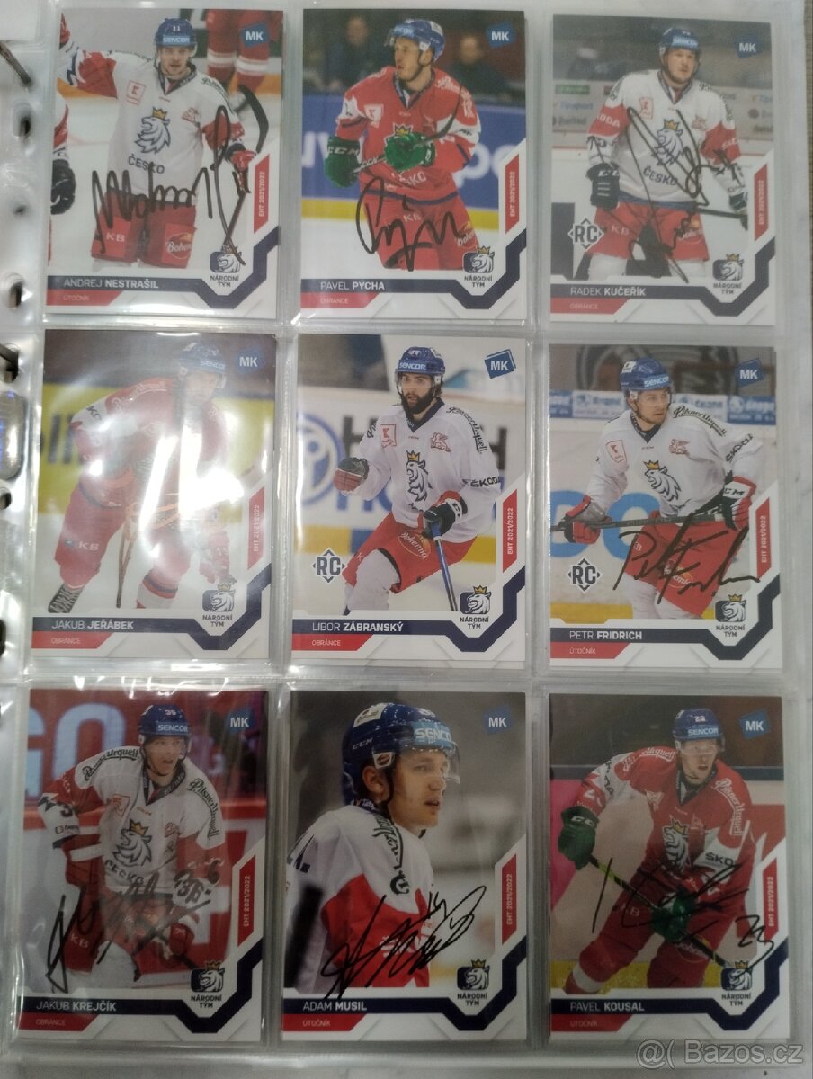 2x album ČR reprezentace podpisy, limity - 7