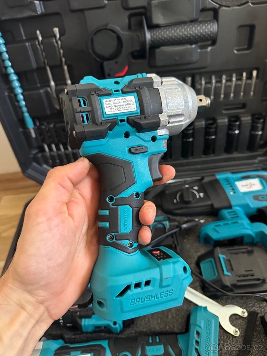 Multifunkční sada elektrického nářadí 4v1+ 2×21V baterie - 7