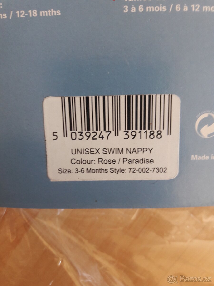 SPEEDO kojenecké plavky,kalhotky na plavání NOVÉ 68/74/80 - 7