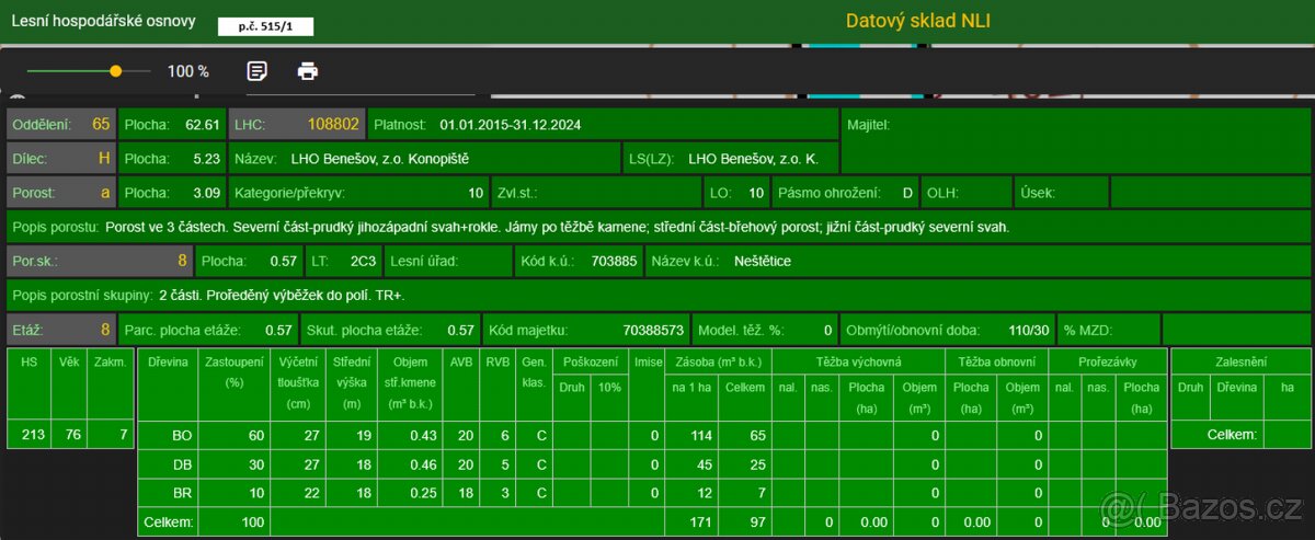 Prodám pozemky v katastrálním území Neštětice - 7