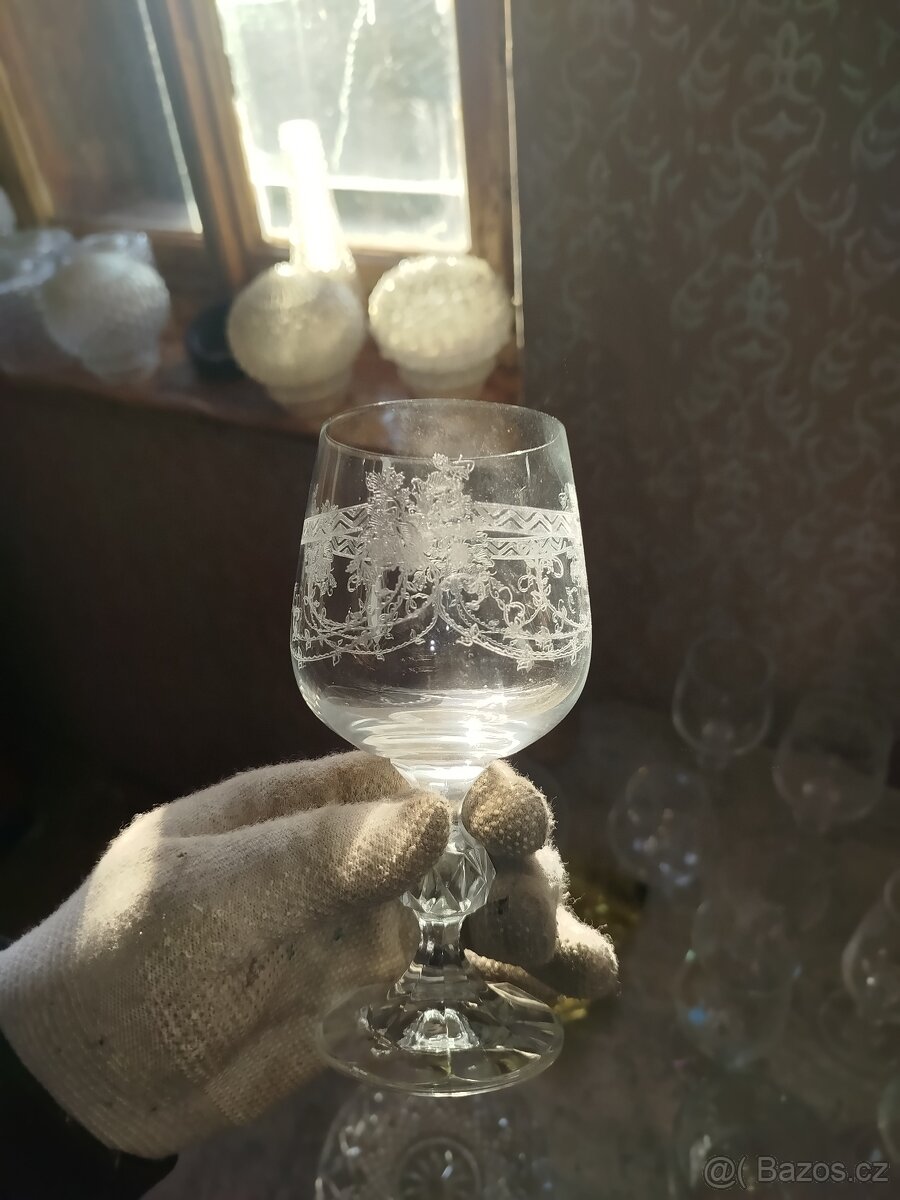 Skleničky porcelán lustry - 7