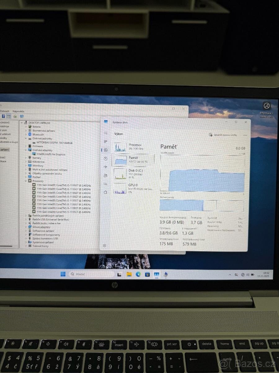 HP ProBook 450 G8 - win11 / i5-11gen. / 8GB RAM / 500GB SSD - 7