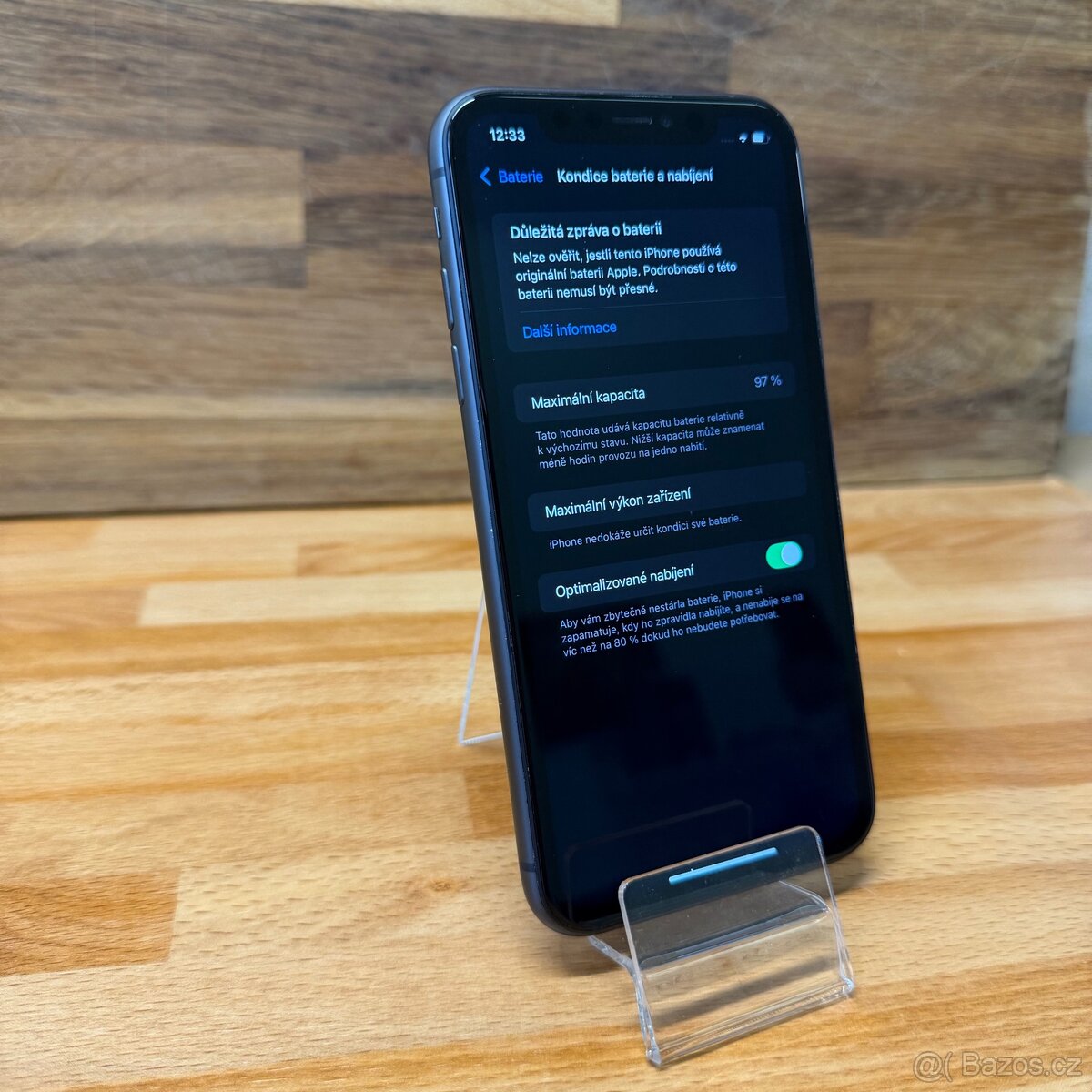IPhone 11 64GB, černý, 100% bat., nefunkční Face ID (záruka) - 7