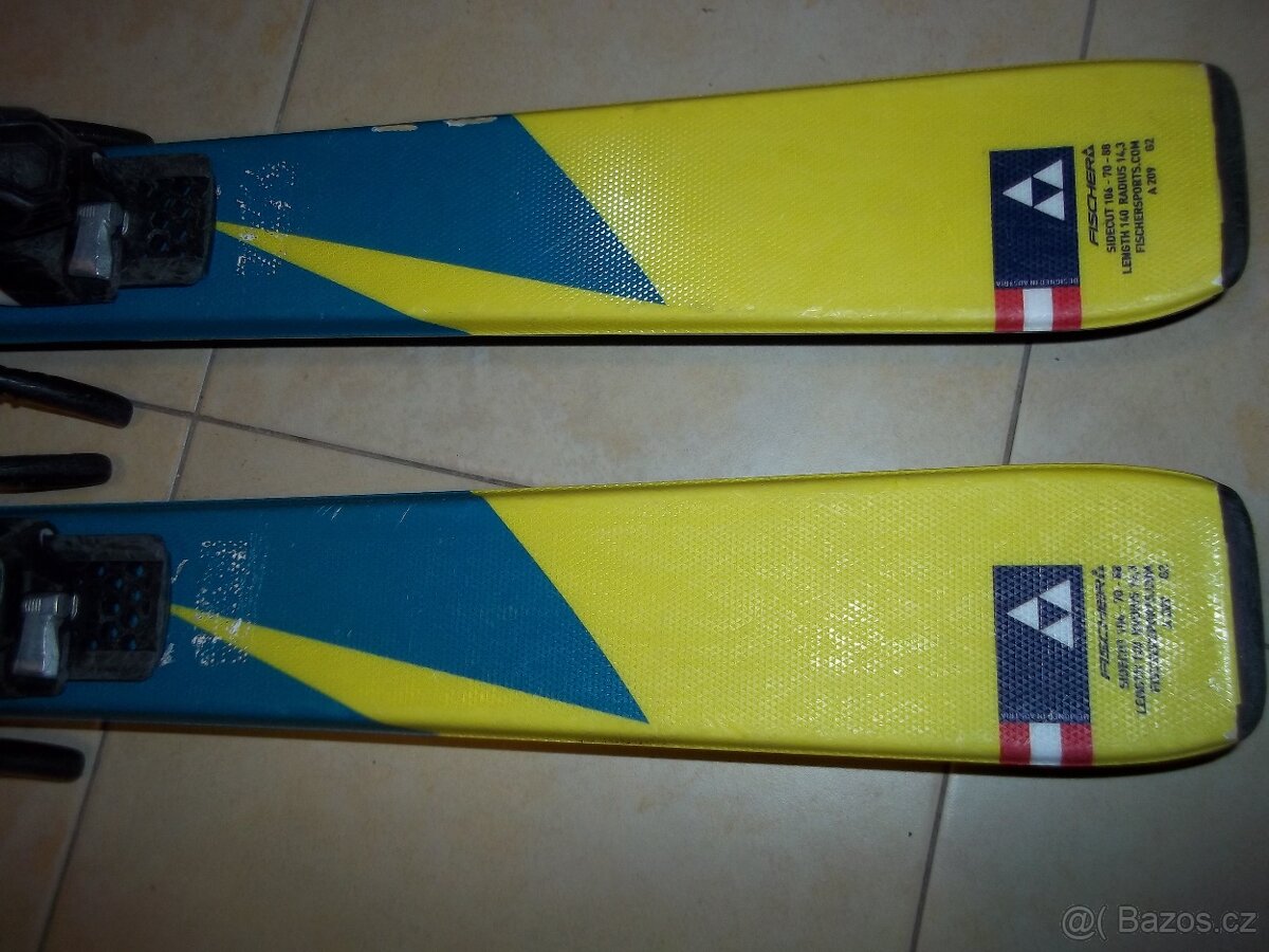 Juniorské carvingové lyže Fischer 140 cm - 7