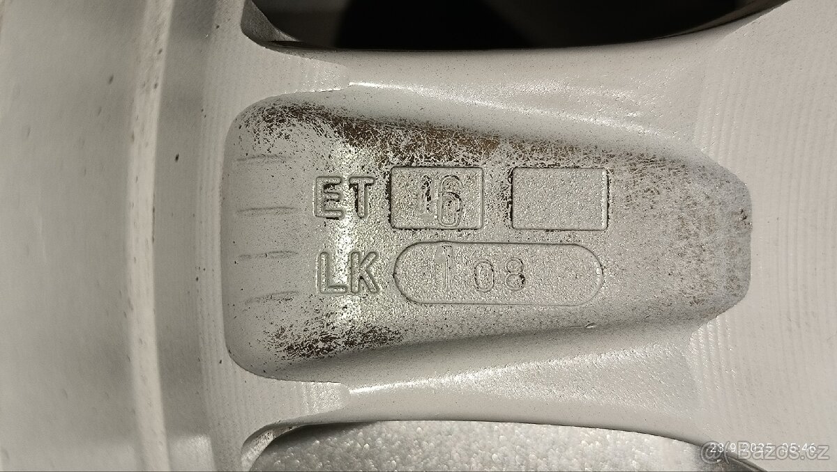 Prodám ALU disky 14" 6.0J x 14 H2 (4x108) - 7