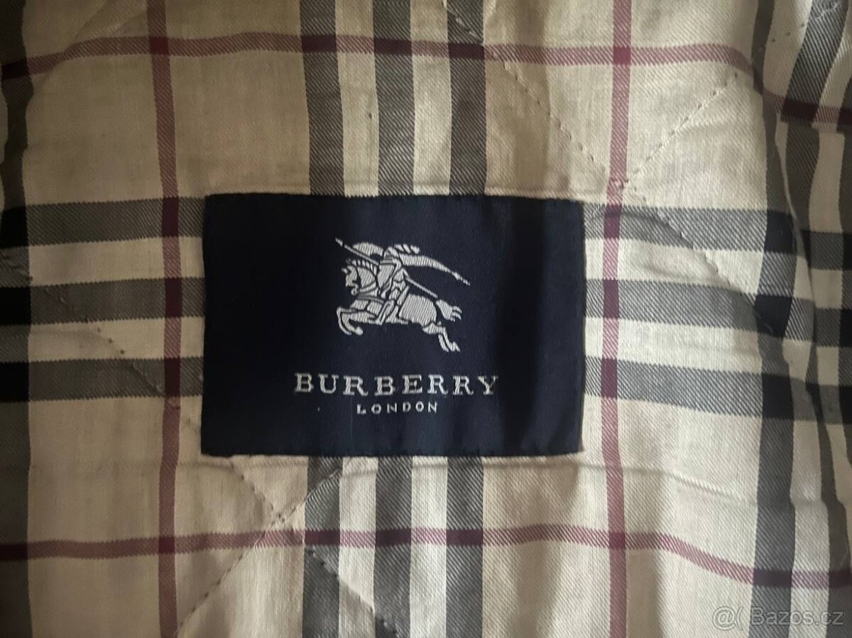 Kožený kabát Burberry London - 7