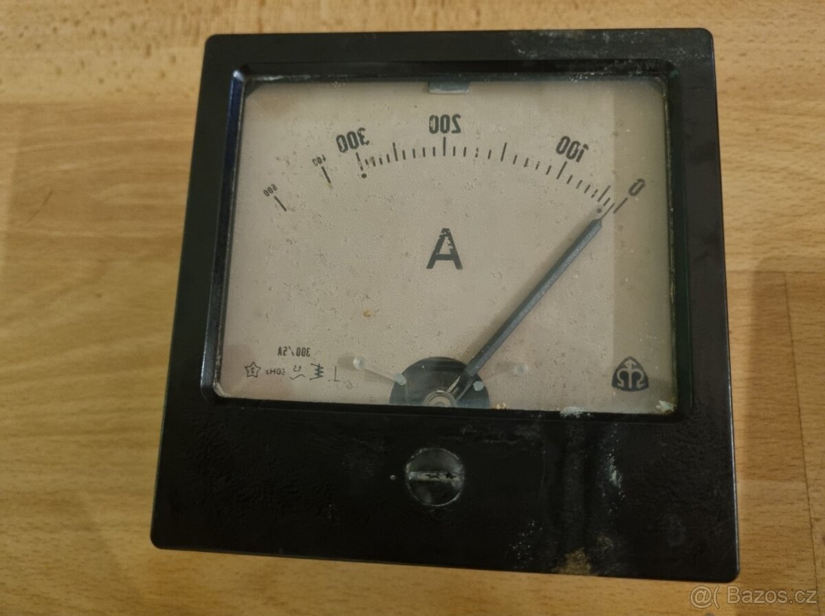 Retro panelový mikro-ampérmetr, Nový⭐ - 7