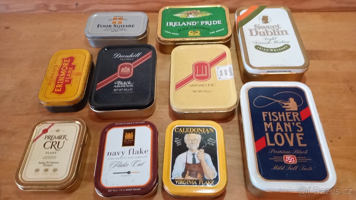 Plechovky, obaly, sáčky od tabáku, cigaret viz foto - 7