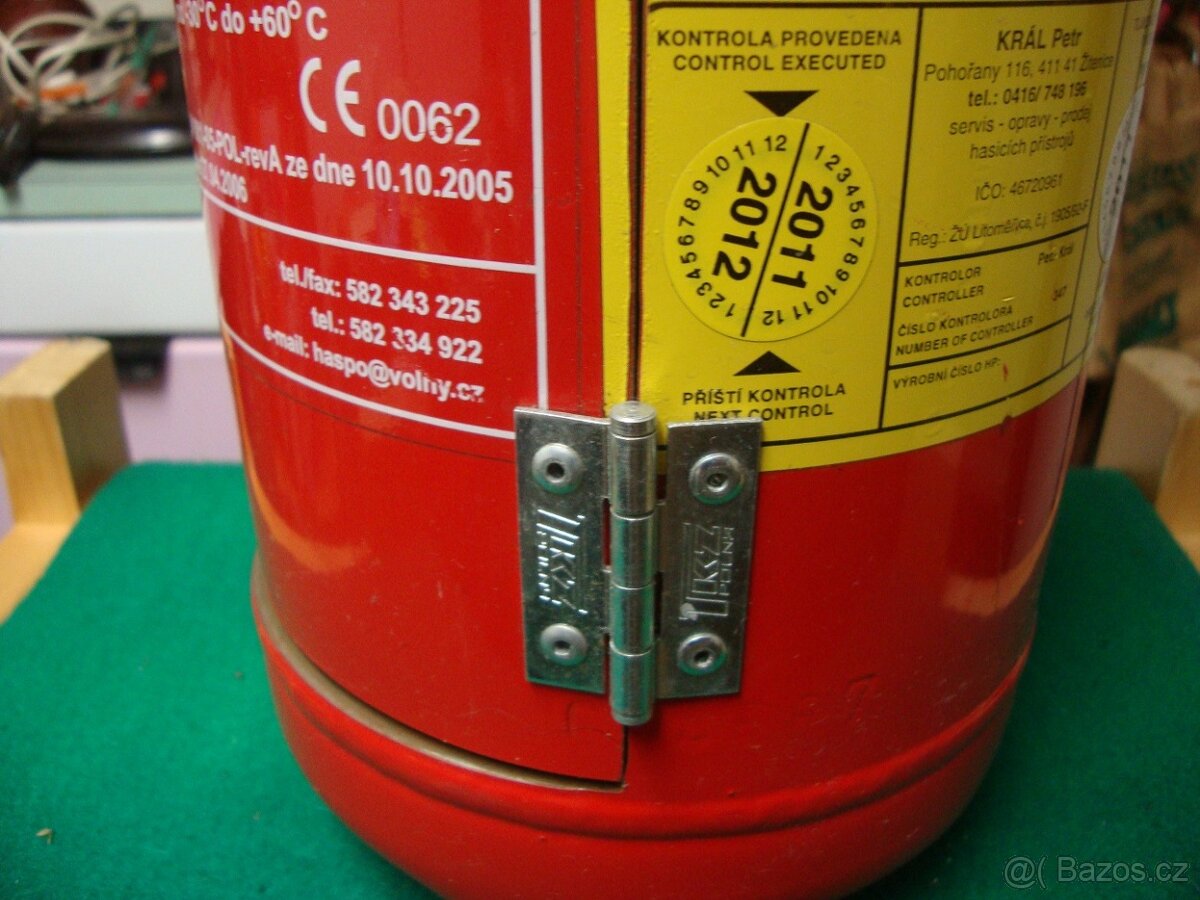 Hasící přístroj hasičák mini bar červený pěkný PC:2600Kč - 7