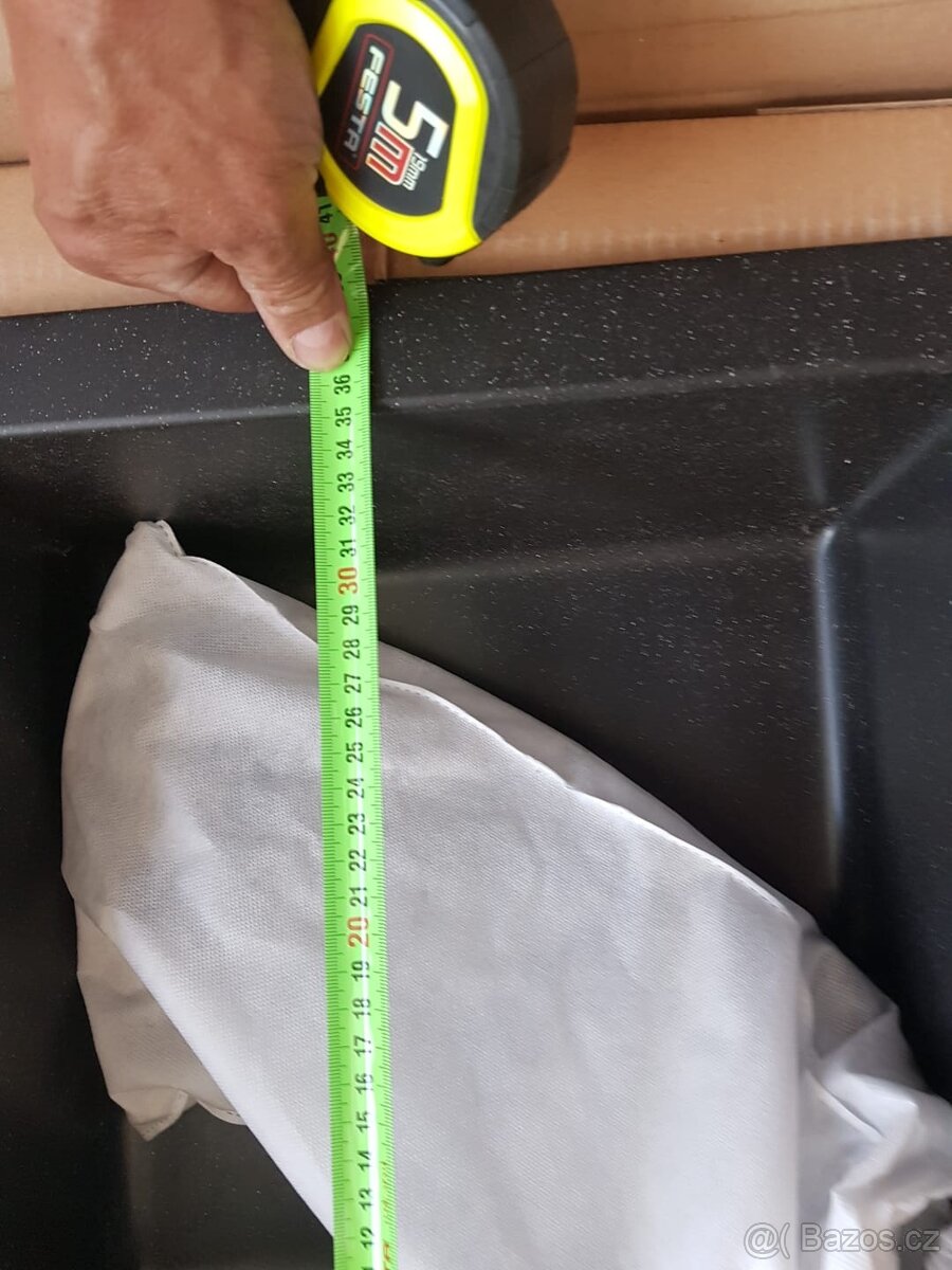 Granitový dřez černý + baterie - 7