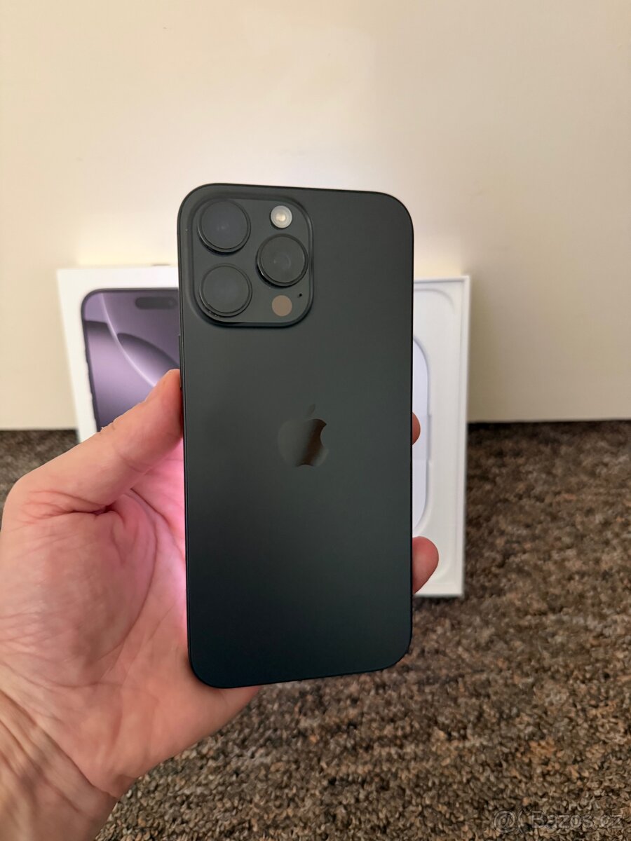 Apple iPhone 16 Pro Max 256gb Black. 13m zaruka. 96% baterie - 7