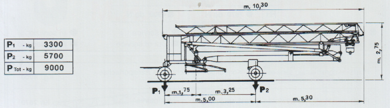 Stavební věžový jeřáb Edilgru T 18 E - 7