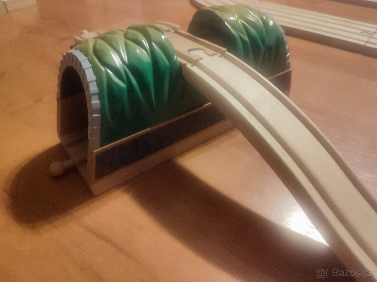 Dřevěné koleje, velká sada - 7