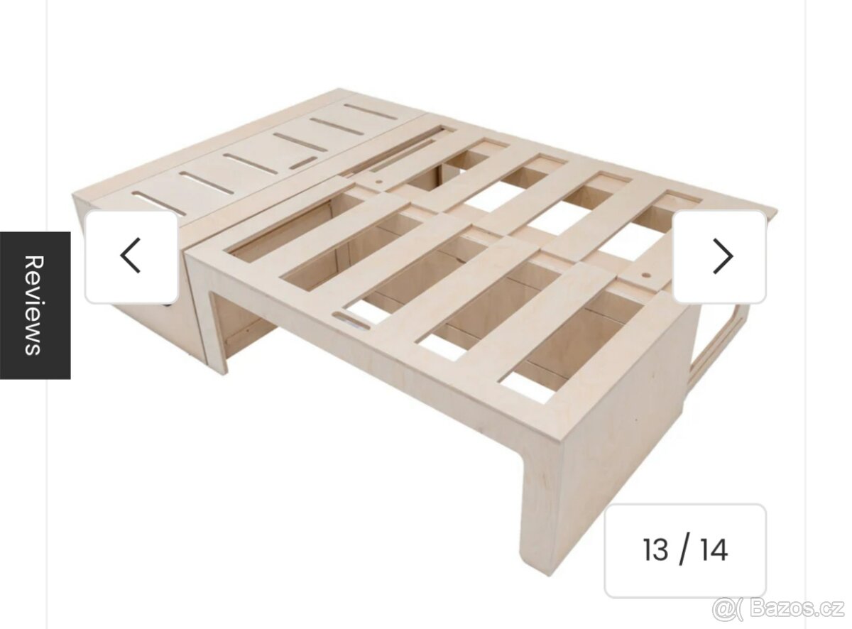 Rozkládací postel do karavanu ve tvaru L - NOVÁ - 7