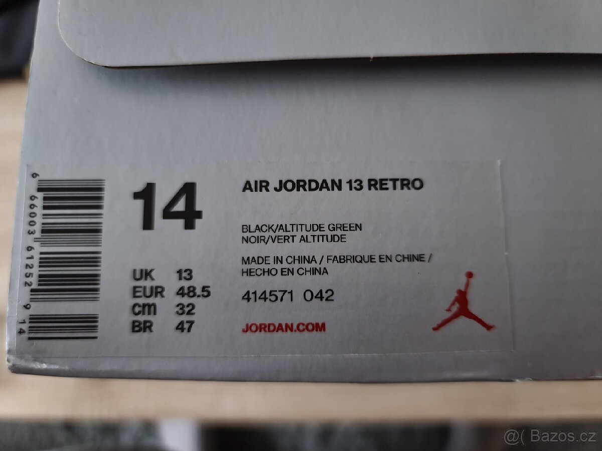 Air Jordan 13 Retro ''Altitude'' 2017
14us/48.5/32cm - 7