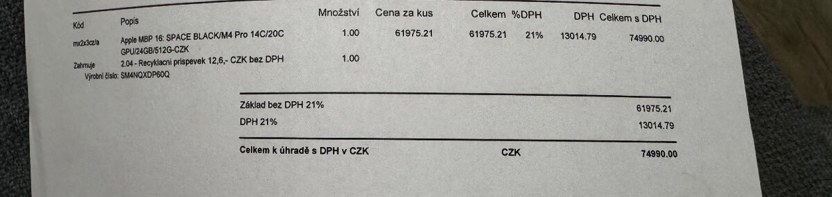 16palcový MacBook Pro s čipem M4 - 7