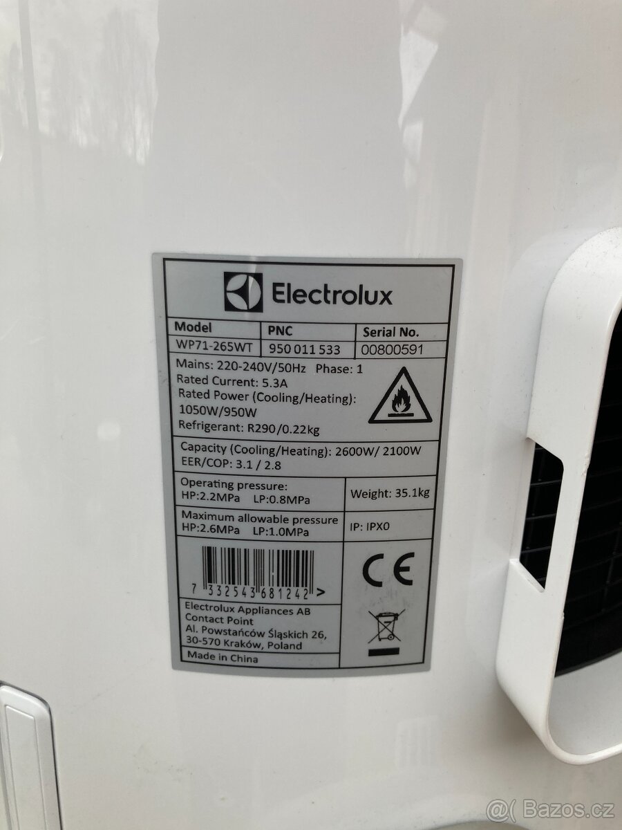Klimatizace Electrolux WP71-265WT - 7