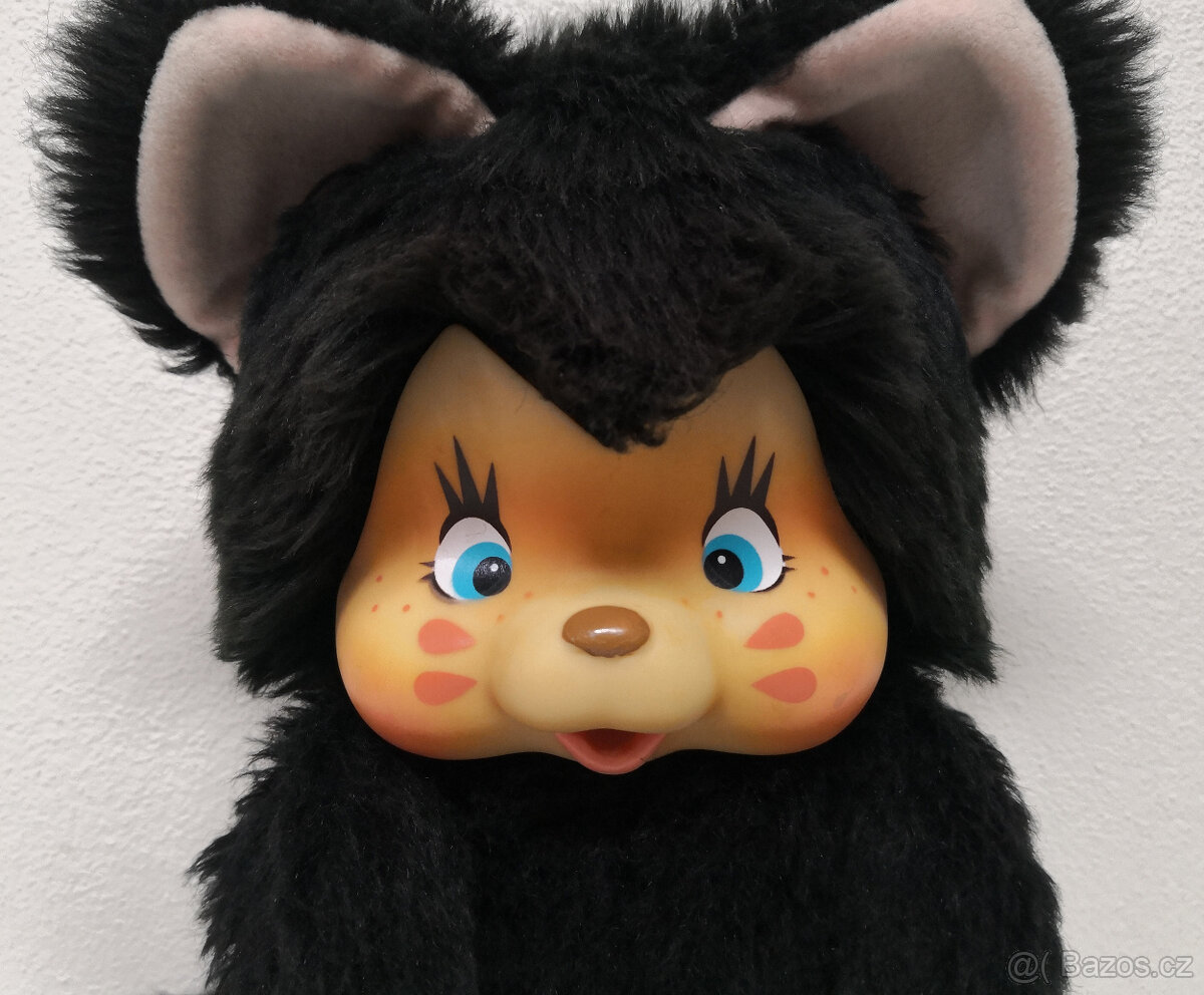 Retro mončiči XXL nyamy Felina čierna 35cm - 7