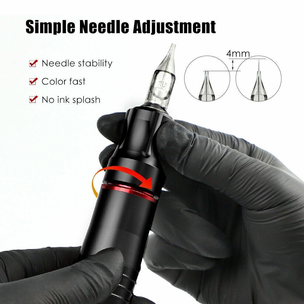 KOMPLETNÍ TETOVACÍ SADA TATTOO SET ROTAČNÍ STROJEK - 7