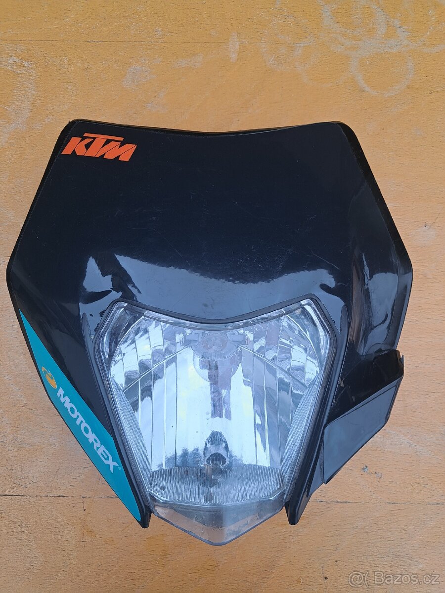 Maska se světlem- KTM EXC - 7