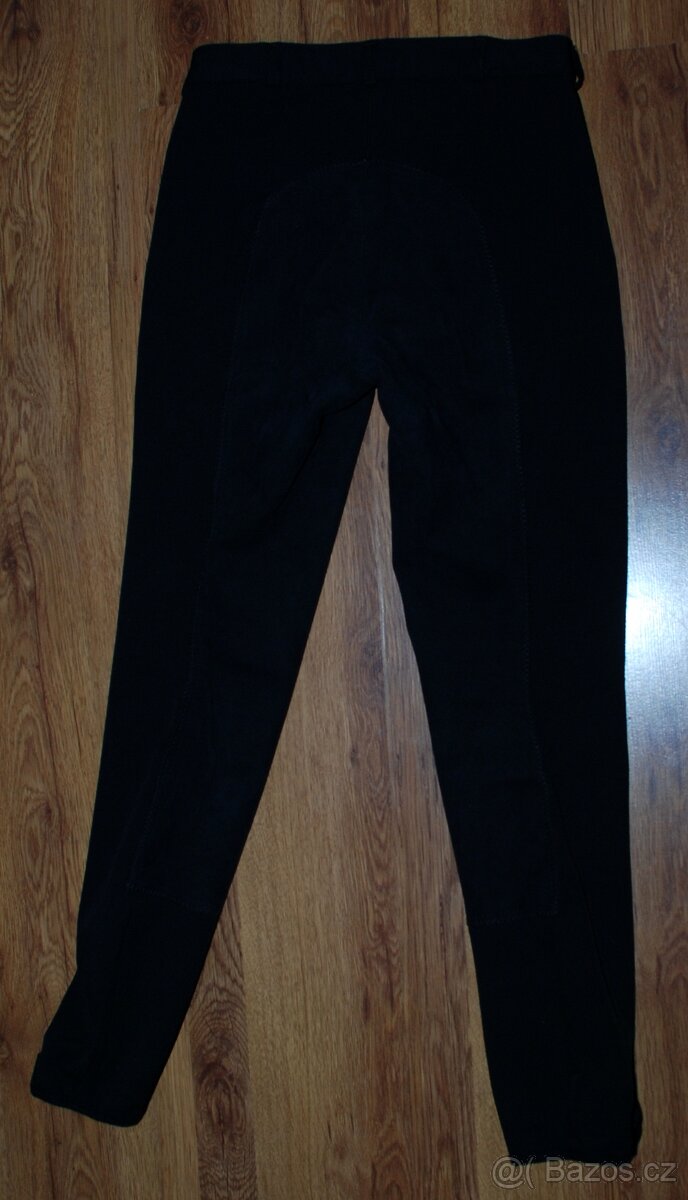 Dvoje černé rajtky s celokož. sedem Tchibo vel. 40 - 7