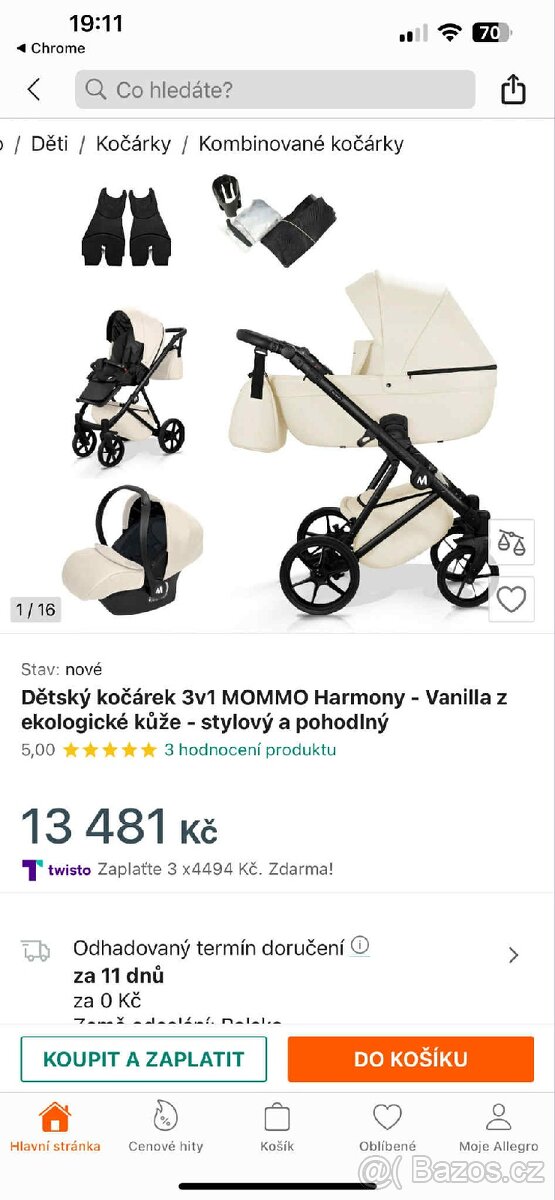 Kočárek Mommo Harmony - 7