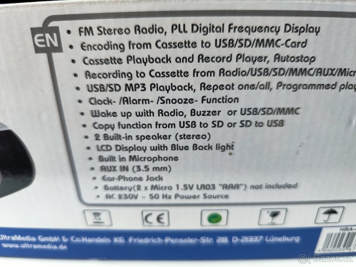 Radiomagnetofon s MP3 - 7