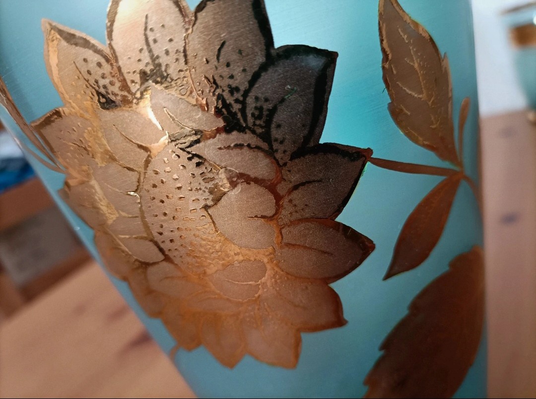 Skleněný servis, džbán, skleničky - 7