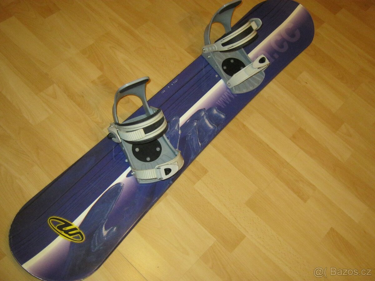 Snowboard junior,délka 126 cm +vázání . - 7