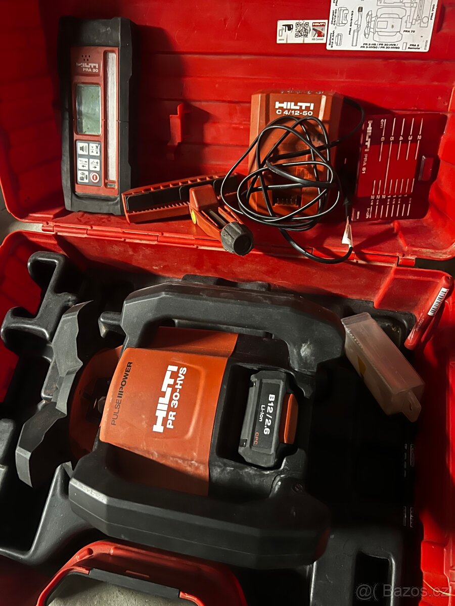 Hilti PR 30 HVS-A12 v kompletu a po kalibraci - 7
