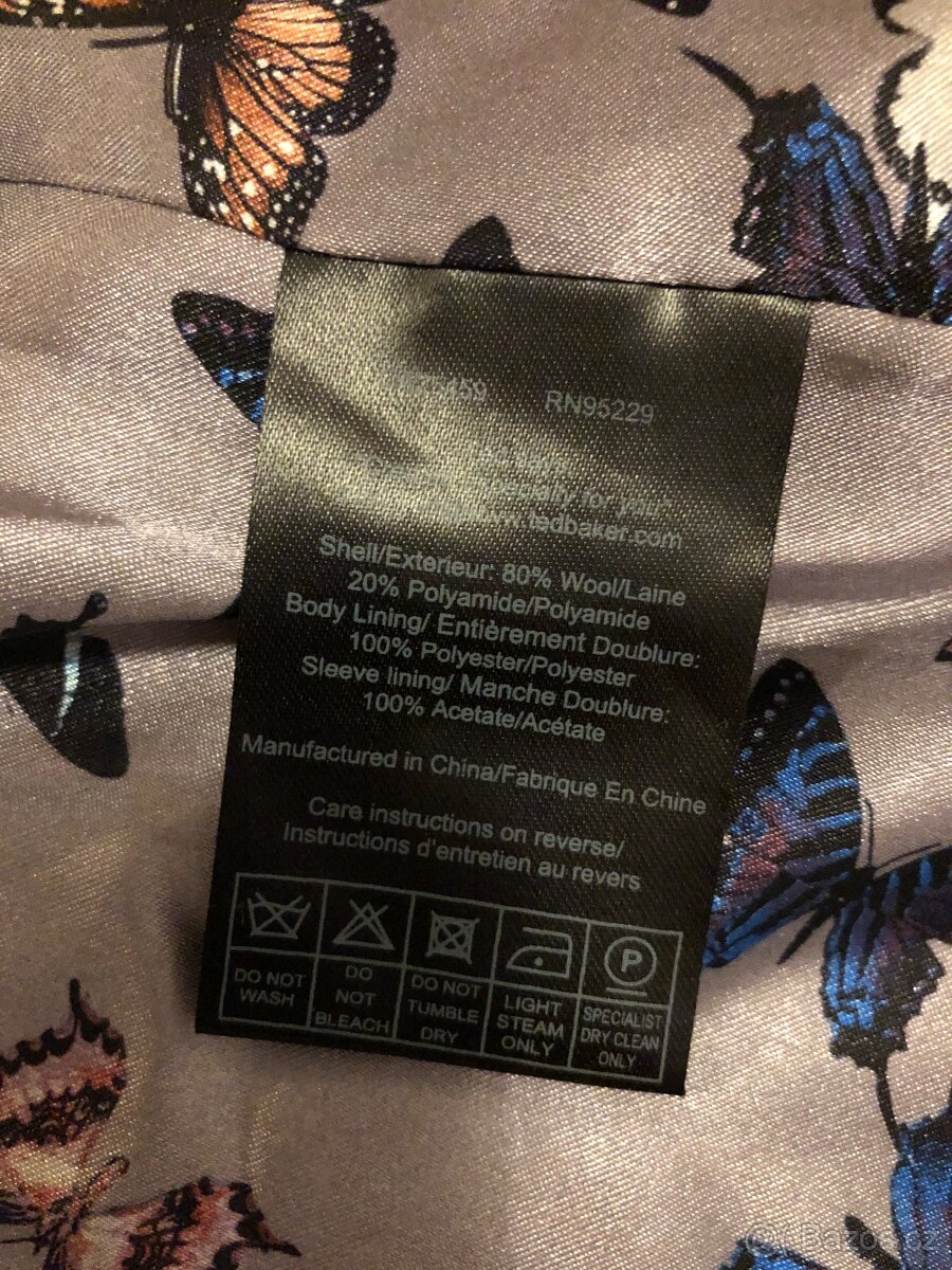 Vlněný zimní dámský kabát Ted Baker - 7