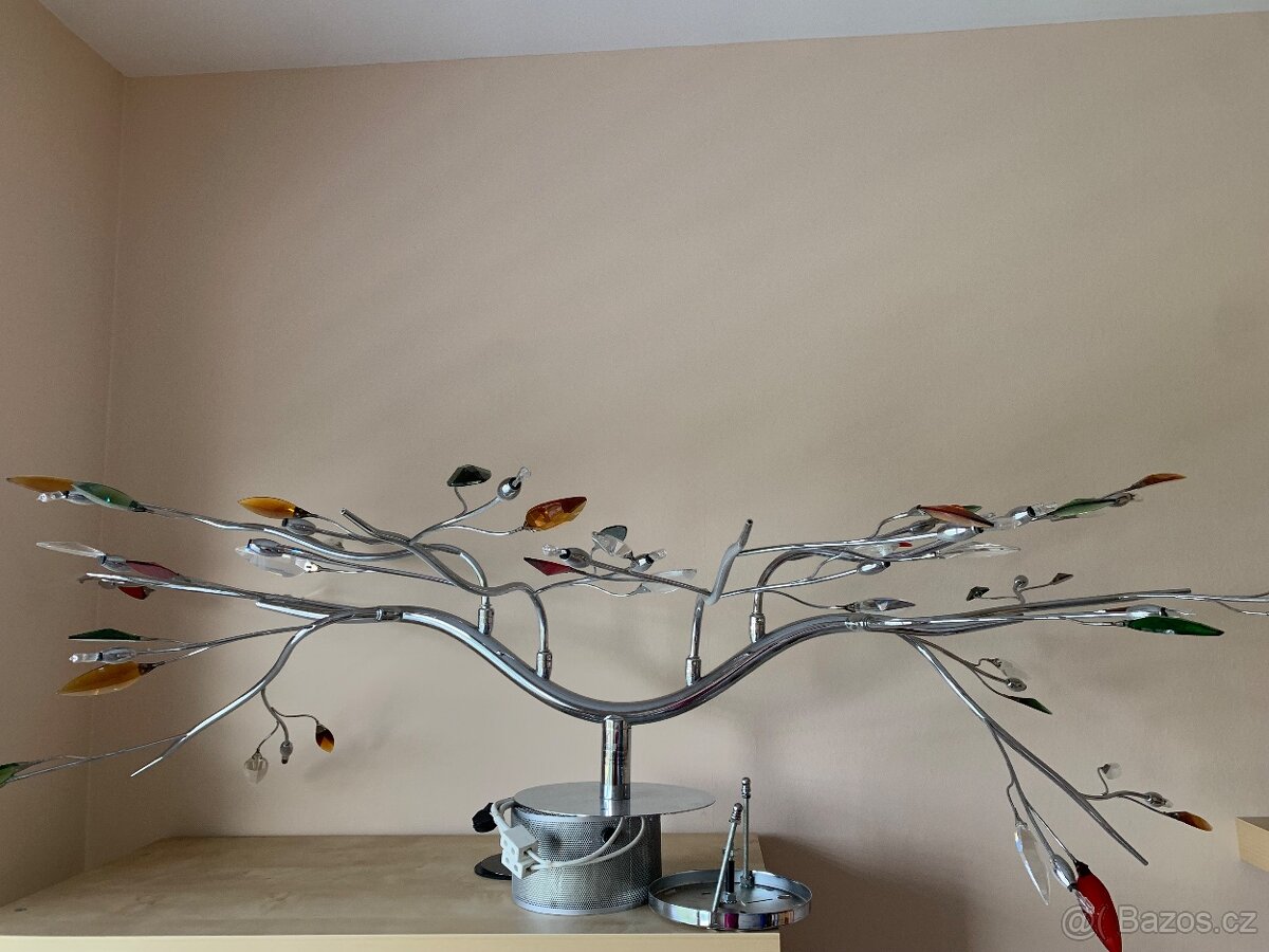 Designové stropní svítidlo / lustr "Bonsai" chrom + barevn - 7