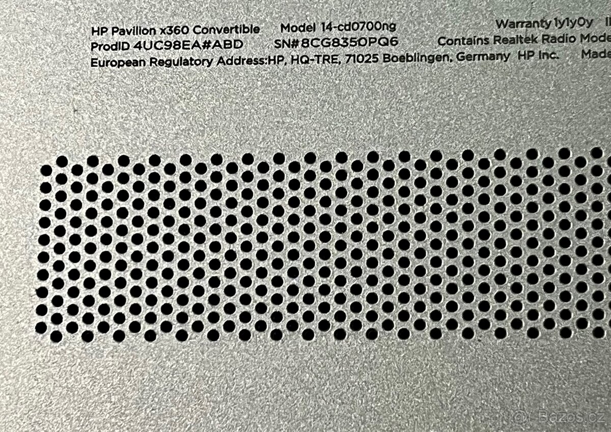 HP x360 – dotykový notebook (2v1), Intel i5 8gen/8gb/256gb - 7