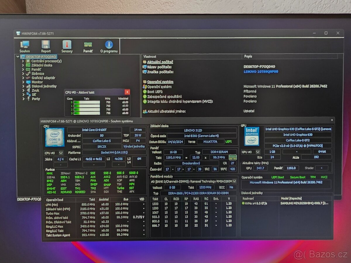 WIFI micro PC Lenovo 16GB RAM Windows 11pro - 7