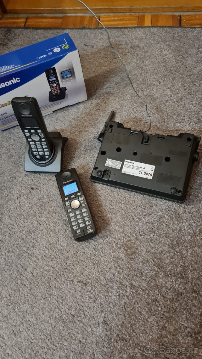 Bezdrátový, analogový, dvojlinkový telefon Panasonic - 7