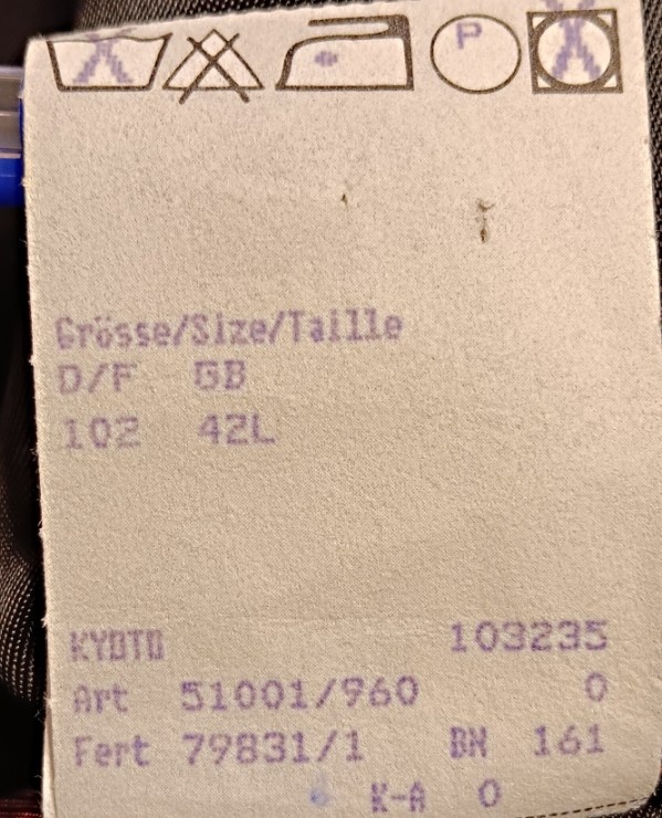 Pánský oblek STONES vel. 102 - 7